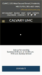 Mobile Screenshot of calvaryumc.org